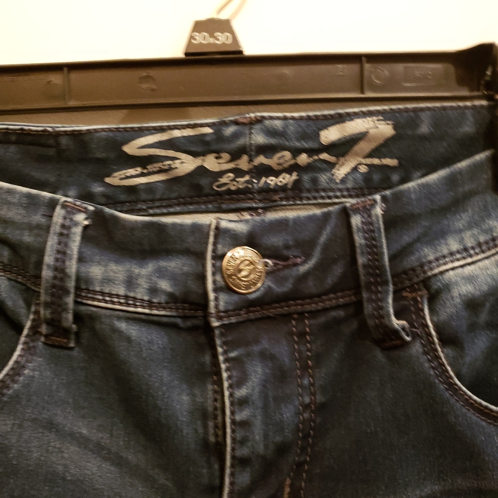 Seven7  Rocker Slim Jeans Size 6 - Picture 2 of 9
